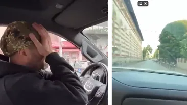 Imagini HALUCINANTE cu Cheloo în timp ce conduce cu peste 100 km/h pe străzile din București. Fanii l-au pus la zid: ”Merită arestat!”