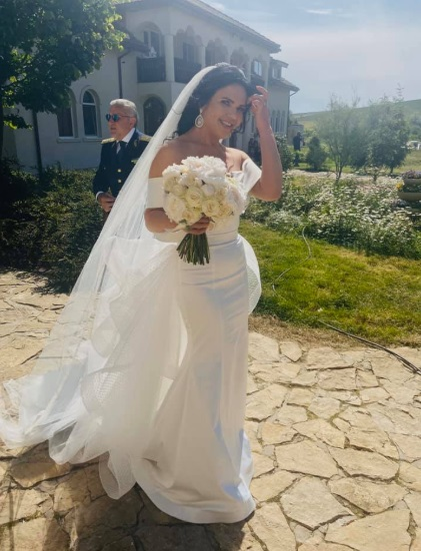 Ioana Simion a îmbrăcat o rochie fabuloasă