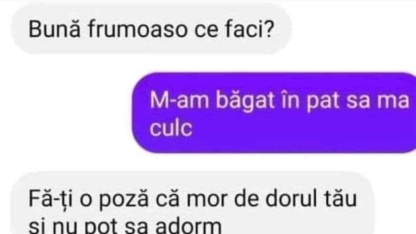 BANC | Două poze de "noapte bună"