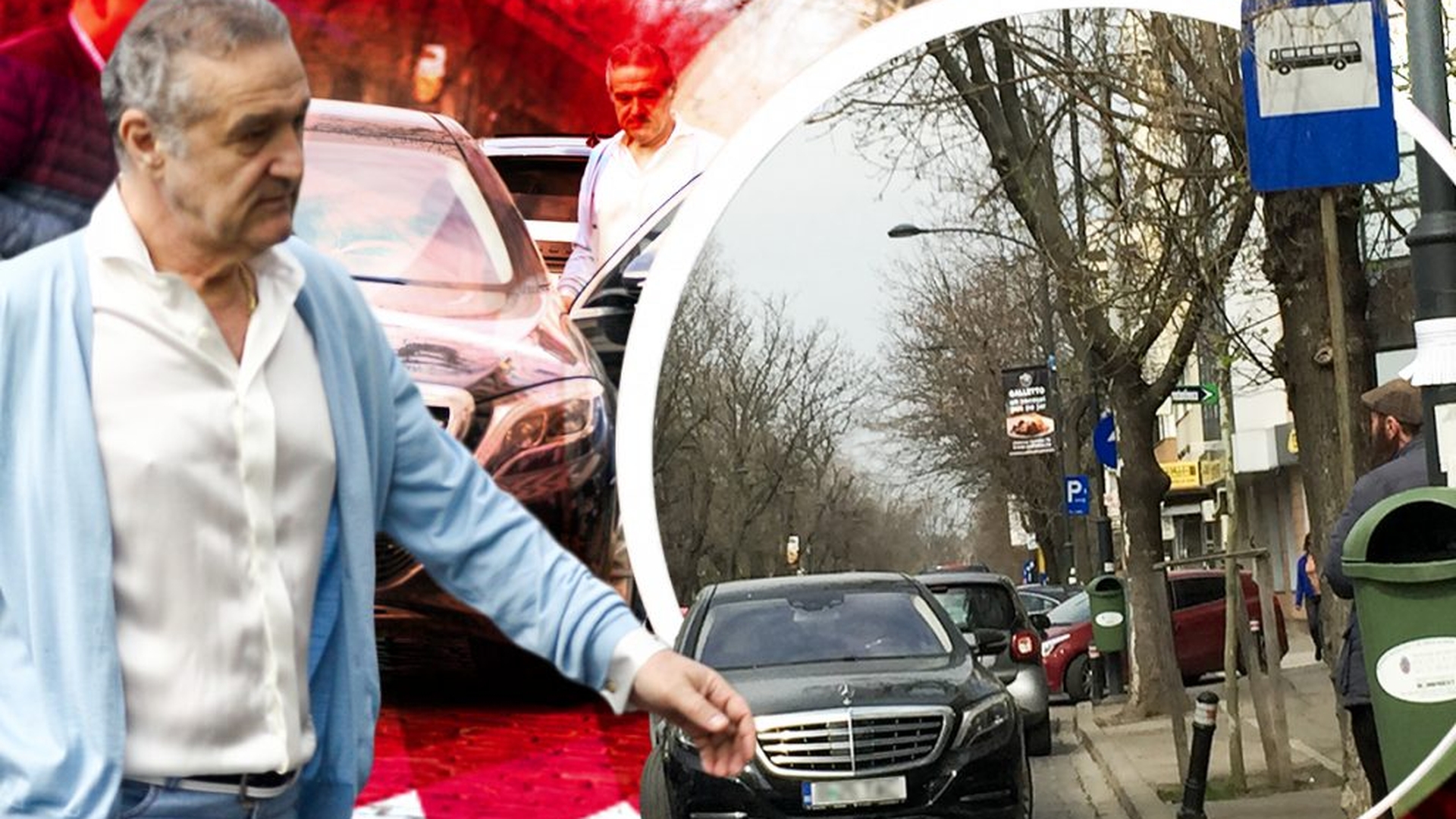 Gigi Becali a blocat două ore stația de autobuz ca să-și bea cafeaua!
