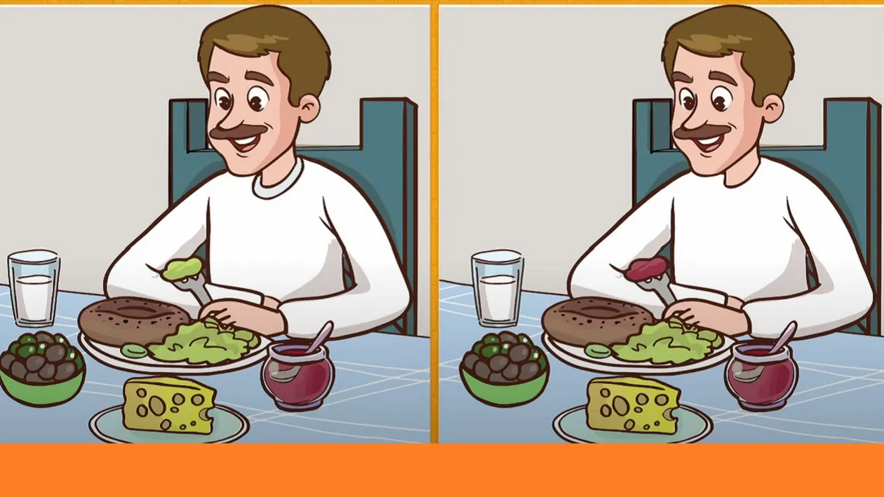 Test de inteligență | Găsiți cele 3 diferențe dintre aceste două imagini. Geniile o fac în doar 8 secunde