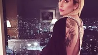 LADY GAGA are vergeturi! Vedeta s-a pozat cu abdomenul la vedere şi s-a văzut TOT