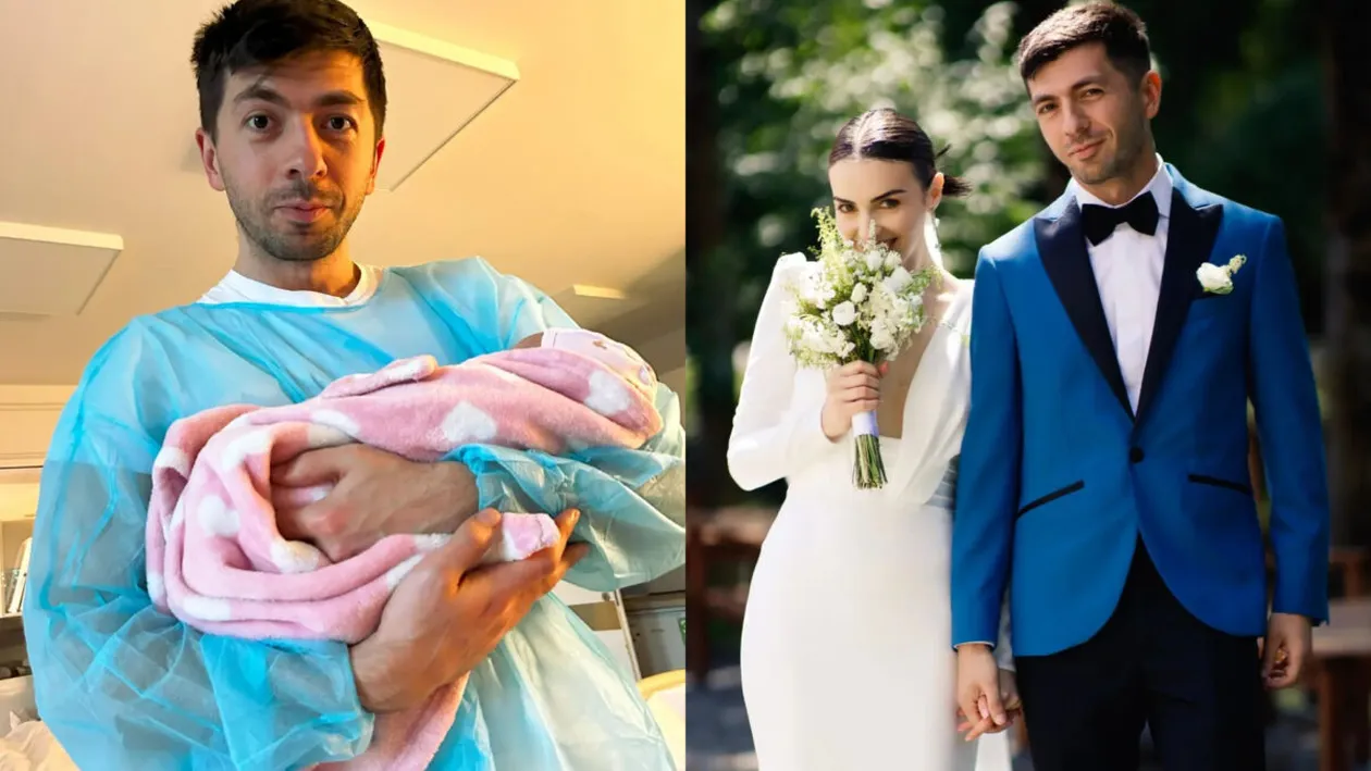 Mircea Bravo a devenit tătic! Prima imagine cu fiica sa, Mira: ”Seamănă mult cu mine!”