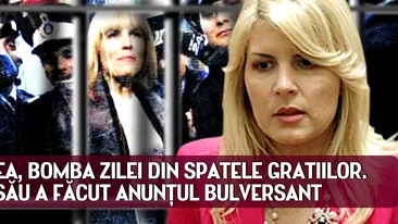 ELENA UDREA, bomba zilei din spatele gratiilor. Avocatul său a facut ANUNŢUL BULVERSANT