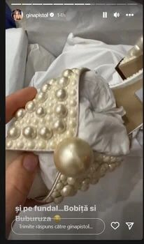 Gina Pistol nu s-a uitat la bani! Cât a cheltuit soţia lui Smiley pentru pantofii pe care i-a purtat la nuntă