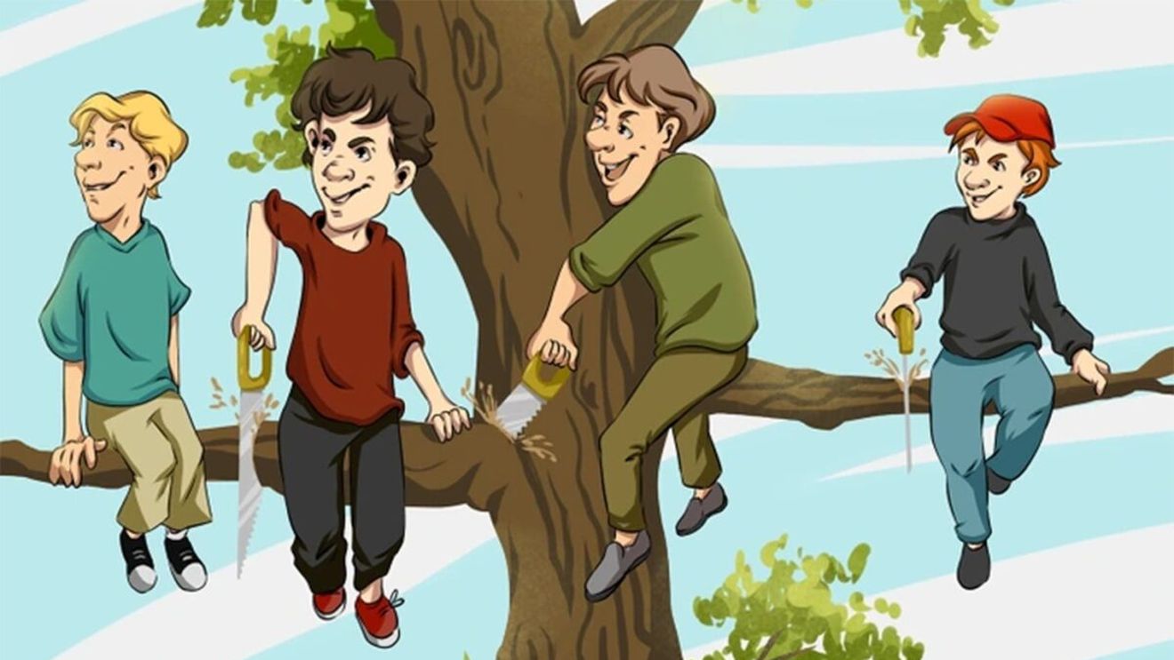 Test de inteligență | Care dintre acești 4 bărbați este cel mai puțin inteligent?