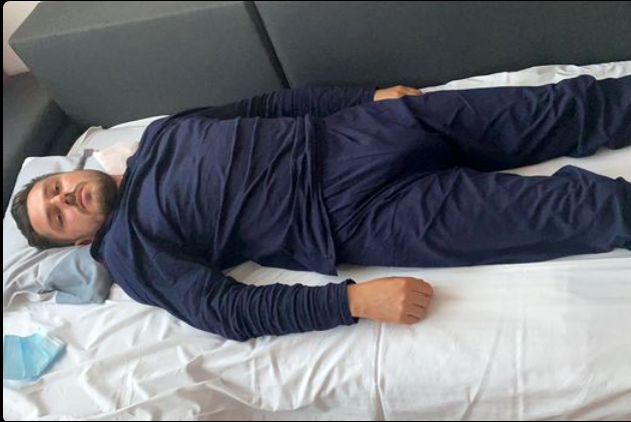 Liviu Filimon încă merge la fizioterapie și va avea dureri de spate toată viața foto: arhivă personală