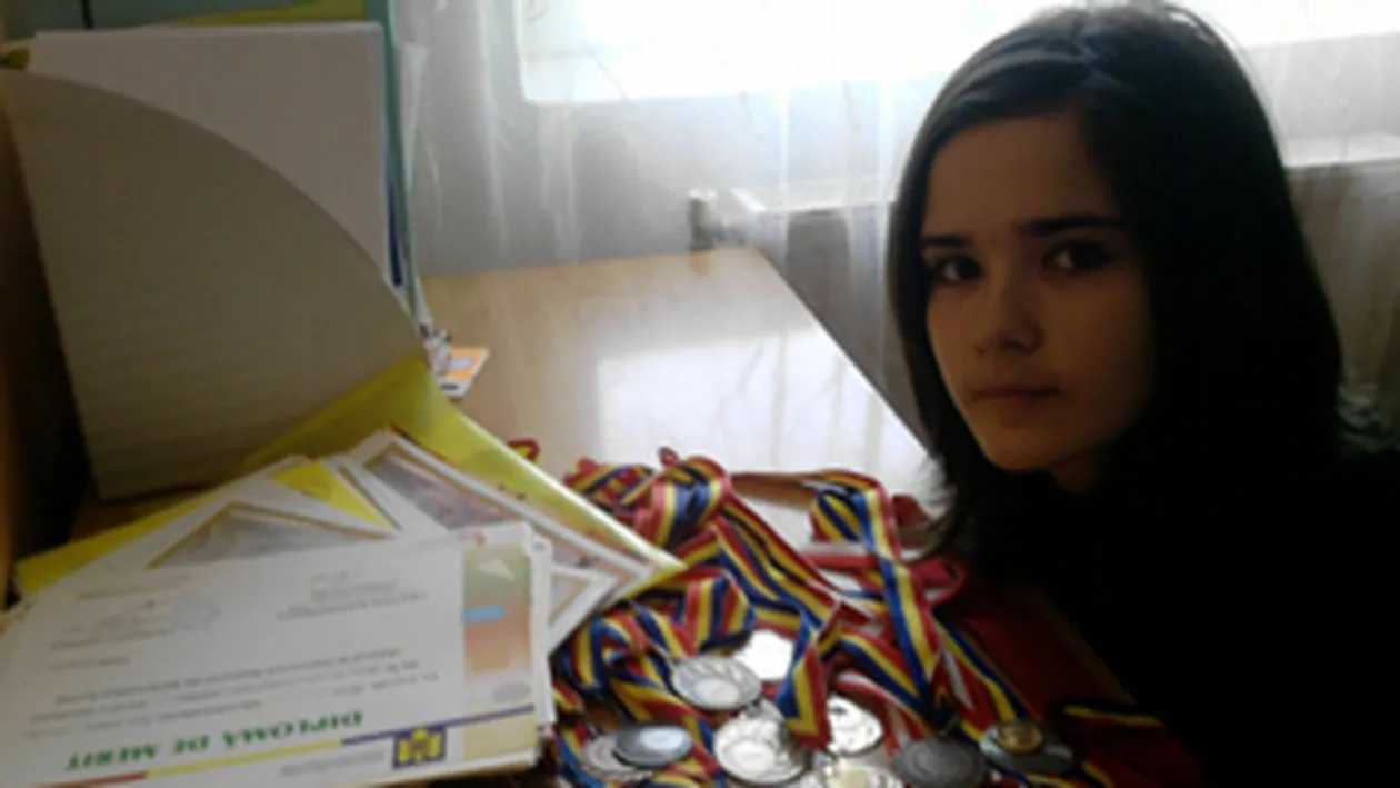 O eleva de 14 ani detine un numar record la performante: 100 de diplome si 26 de medalii!