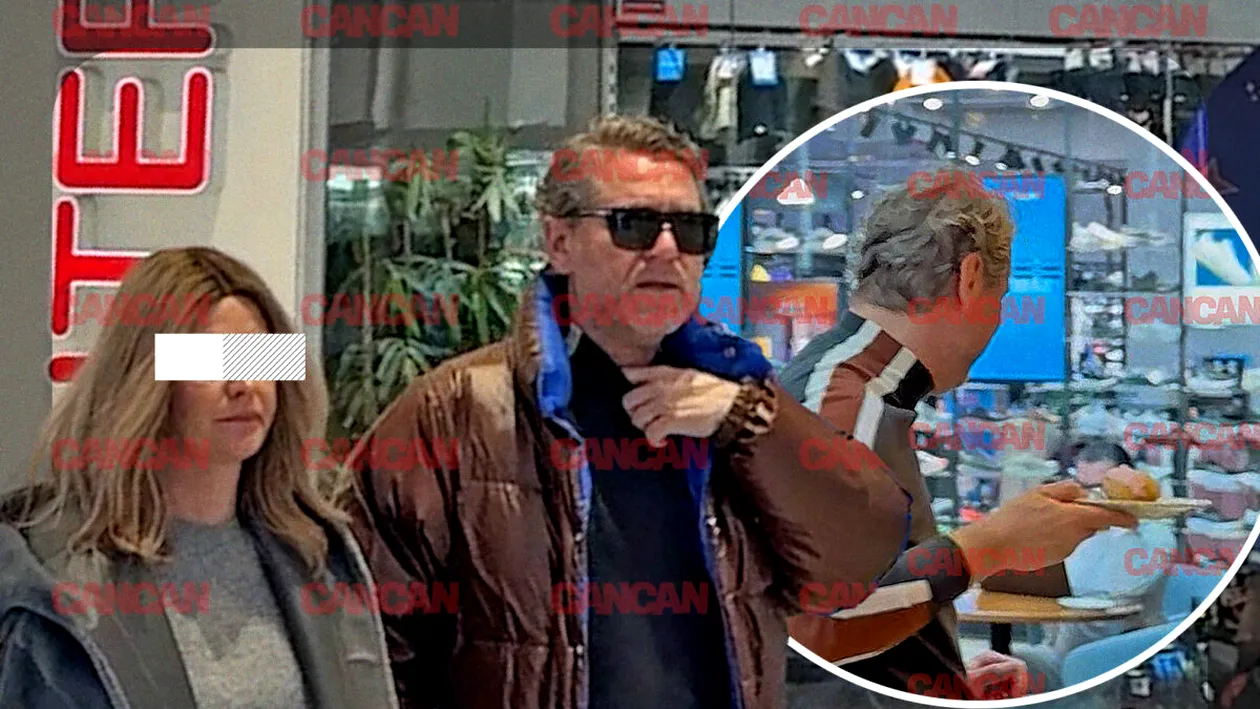 Primele imagini după împăcarea cu logodnica! Florin Răducioiu a îndulcit situația la mall