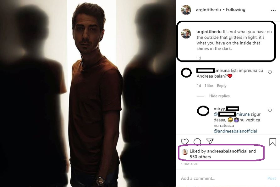 Tiberiu Argint, declarație de iubire pentru o femeie importantă din viața lui! Ce mesaj i-a transmis imediat Andreea Bălan