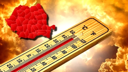 Noi temperaturi caniculare în România! Cod roșu: județele care se vor topi la peste 40 de grade