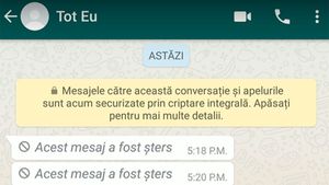 Ați primit un mesaj pe WhatsApp și persoana respectivă l-a șters? Cum puteți afla ce scria