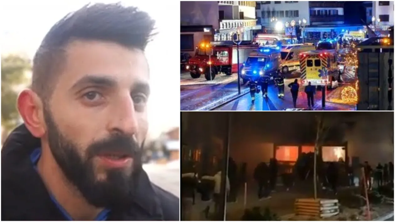 Cum a ajutat românul George victimele incendiului din Elveția, de fapt. Gestul care le-a salvat viața: „Monoxidul de carbon e dăunător”