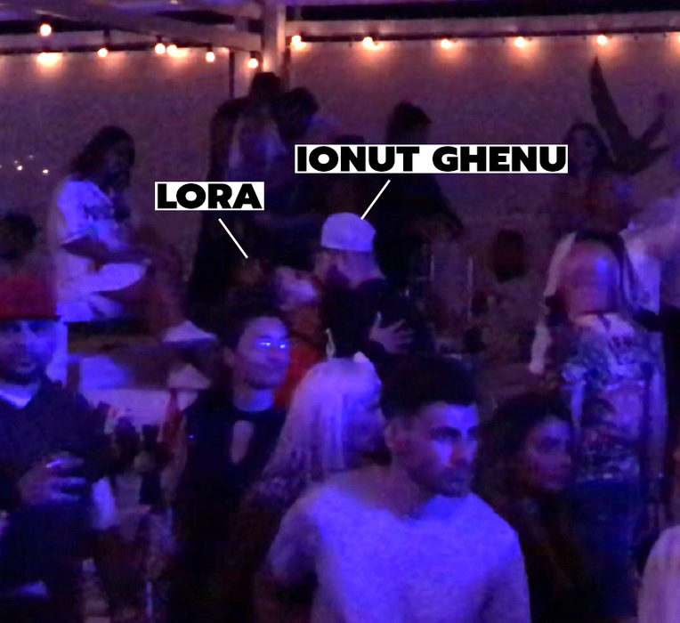Lora și Ionuț Ghenu, sărut pasional