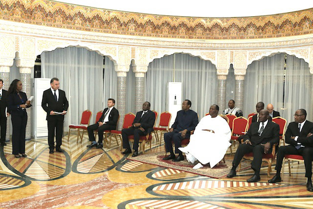Frank Timiș, alături de președinții din Burkina Faso și Coasta de Fildeş