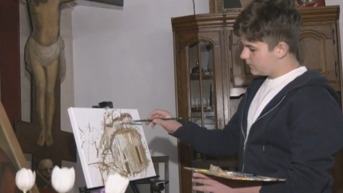 El este copilul-minune al României, la doar 13 ani! Robert Niculae a cucerit SUA cu lucrările sale. „Este o minune!”