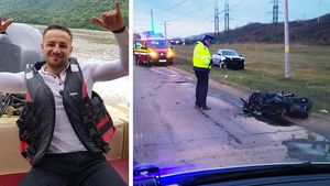 Strigăt disperat de ajutor pentru Ionuț Dincă, motociclistul implicat într-un accident de Crăciun. Înainte de impact, el a împărțit cadouri copiilor din familiile defavorizate
