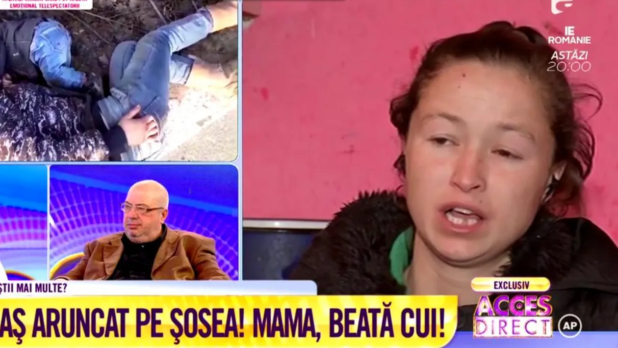 Caz revoltător! Copil lăsat pe șosea, lângă mama lui beată moartă! Simona Gherghe: Este absolut îngrozitor. Nu pot să privesc imaginile astea