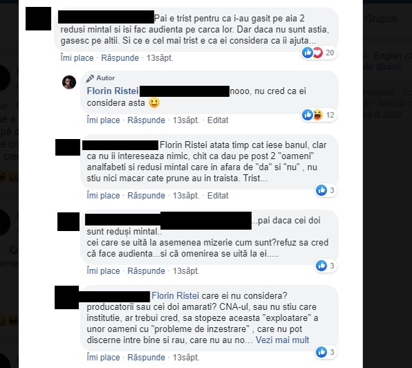 Florin Ristei schimbă mesaje cu fanii pe marginea emisiunii "Acces Direct"