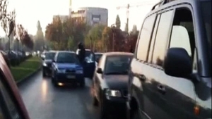 Încăierare cu focuri de armă între șoferi, în Capitală