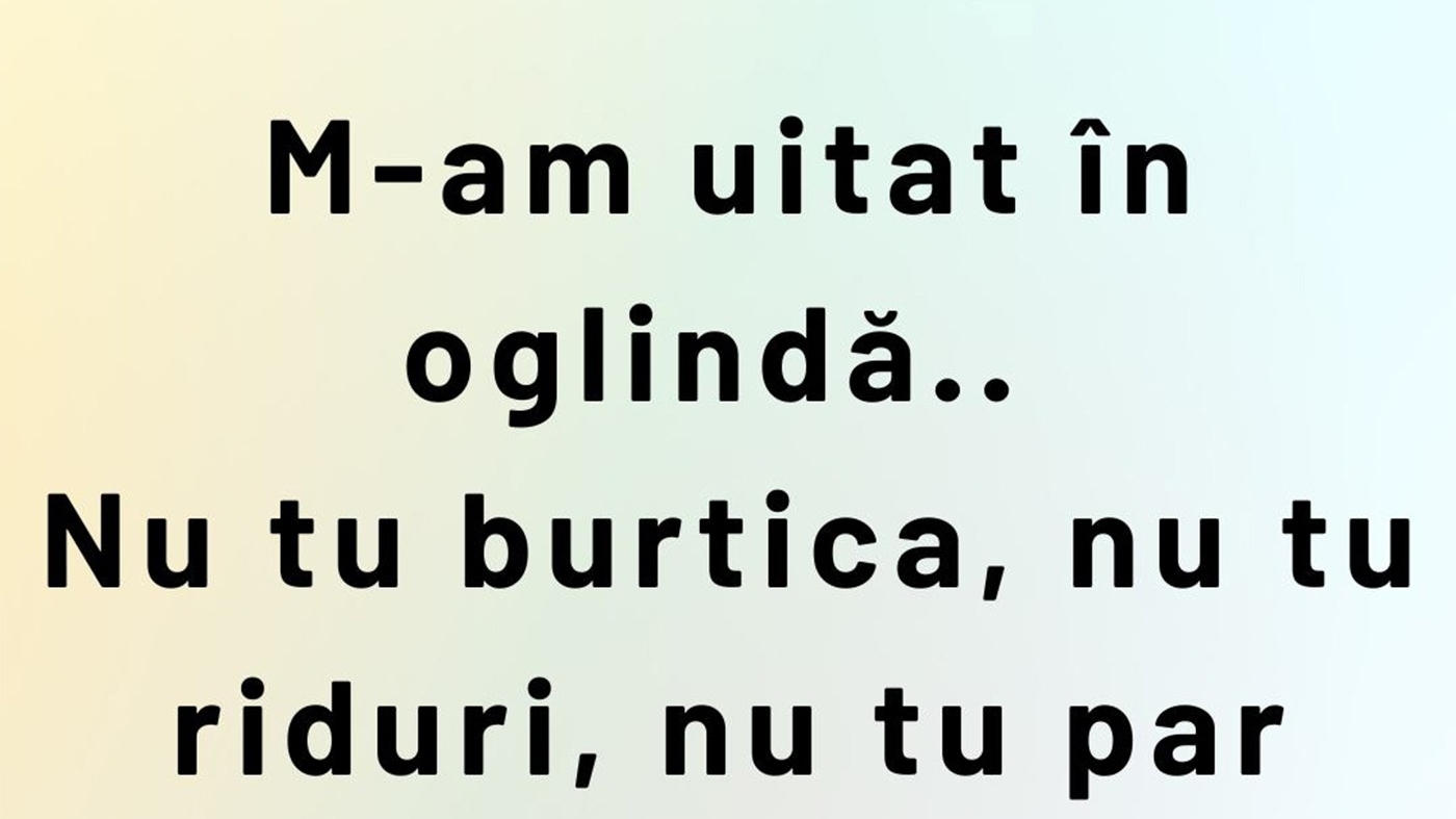 BANCUL ZILEI | Adevărul din oglindă