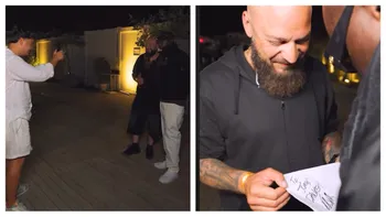 Moment emoţionat la Nibiru! Selly a ajutat un turist să-l cunoască pe Nana, idolul său din copilărie