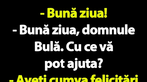 BANC | Bulă și felicitările de Ziua Îndrăgostiților