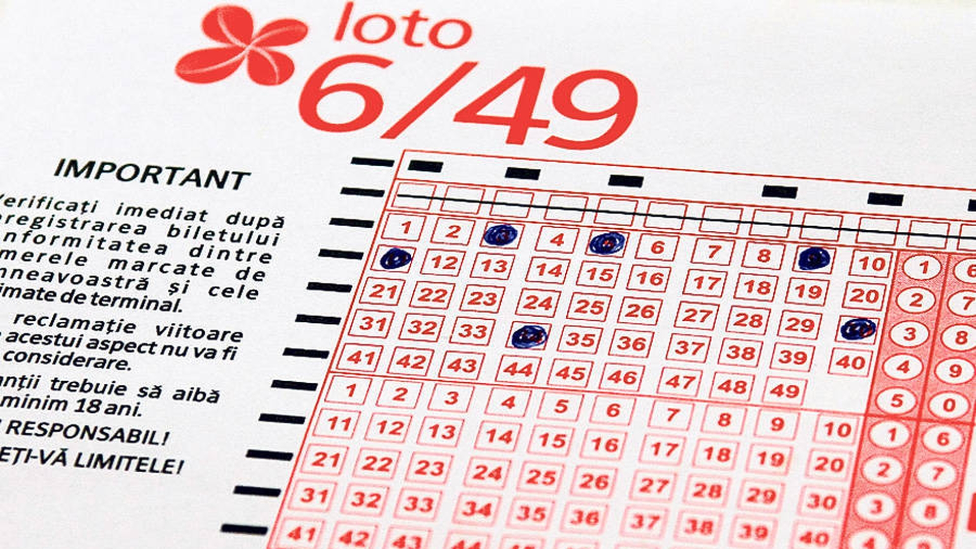 LOTO, duminică 24 ianuarie 2021. Numerele la Joker, Loto 6 din 49, Loto 5 din 40 și Noroc