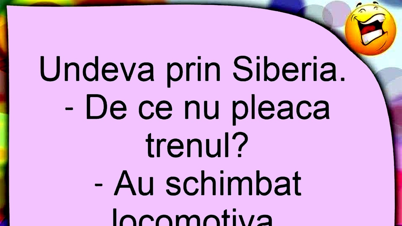 BANCUL ZILEI | "De ce nu pleacă trenul?"