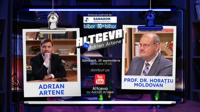 Reputatul profesor Horațiu Moldovan dezvăluie secretele inimii la ”Altceva cu Adrian Artene”: ”Avem inimi de femei în trupuri de bărbat”