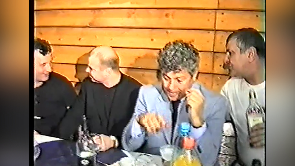 Nicu Gheară și Mircea Lucescu, chef de pomină cu lăutari