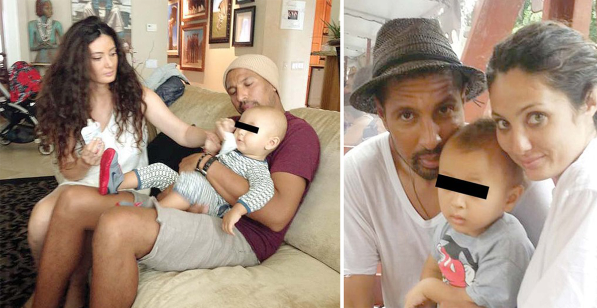 Cream, alături de Noah și tatăl lui Noah