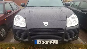 Are Porsche, dar iubeşte la nebunie Dacia! Ce şi-a pus pe maşină