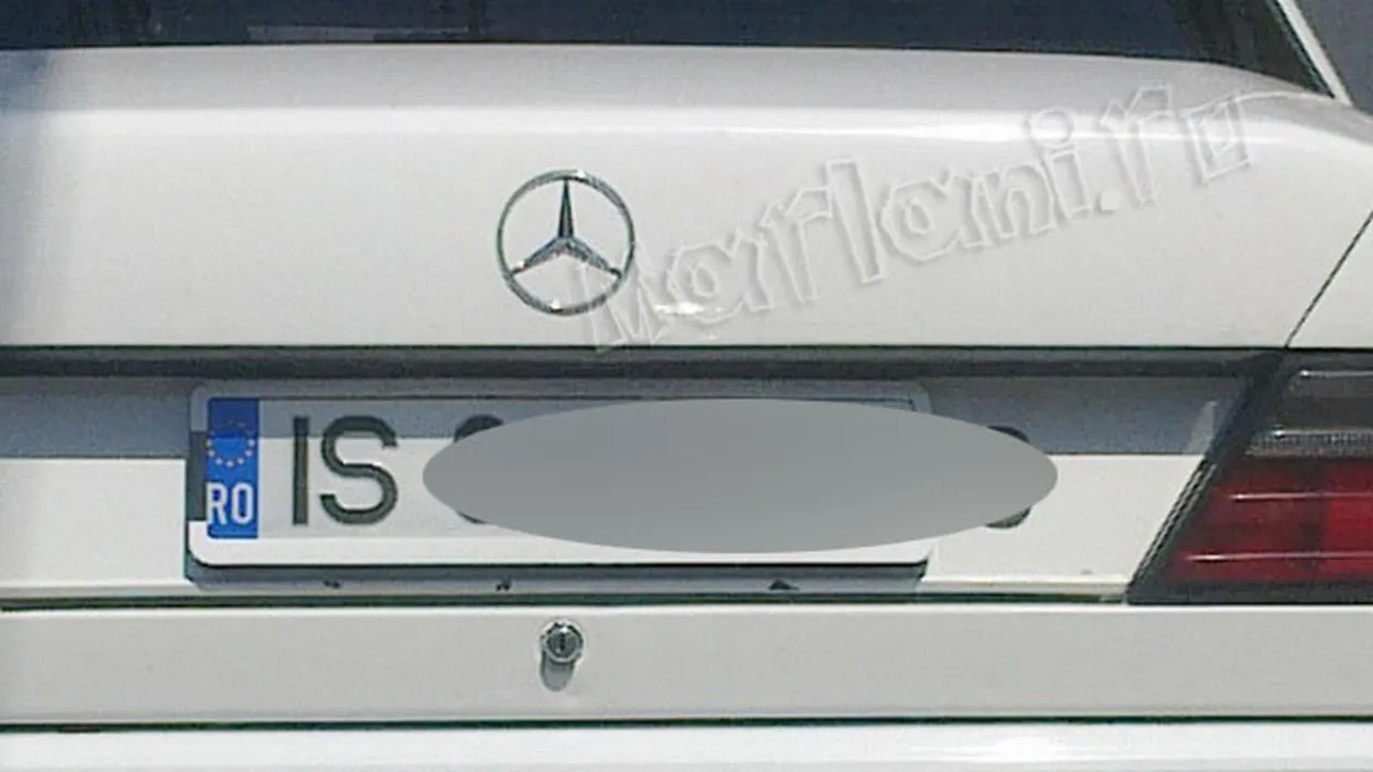 E MORTAL! Ce numar de inmatriculare are acest barbat din Iasi. Tot orasul rade de el