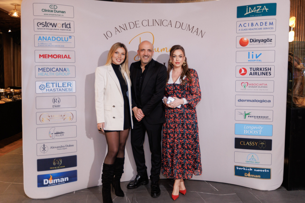 Clinica Duman a sărbătorit 10 ani de excelență medicală printr-o Gală cu 300 de invitați și o licitație caritabilă unde s-au strâns 20.000 de euro