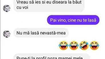 Bancul zilei. Vreau să ies şi eu diseară la băut cu voi...