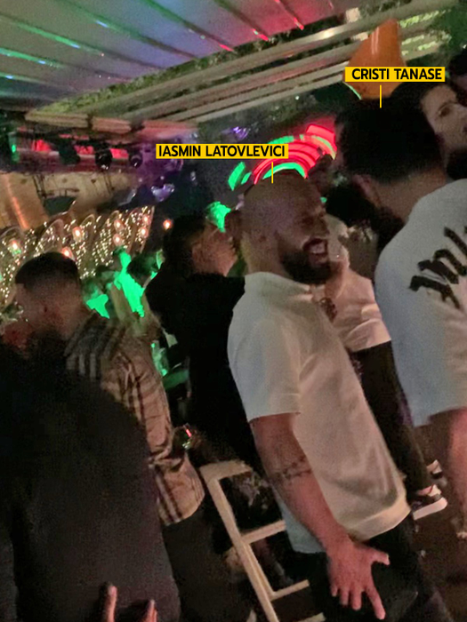 Iasmin Latovlevici și Cristi Tănase s-au distrat pe cinste în club, dar aveau s-o comită spre dimineața (Foto: CANCAN.RO)