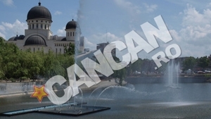 Prima fantana muzicala din Arad "canta" pe lacul de la Padurice
