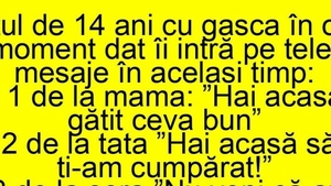 BANCUL ZILEI | Băiatul de 14 ani era cu gașca în oraș si primește trei mesaje în același timp. Al treilea e fabulos!