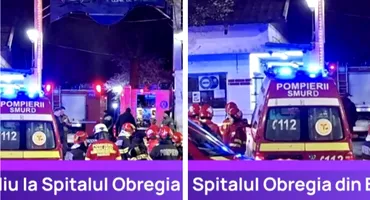 Momente de groază la Spitalul Obregia! Zeci de pacienți evacuați din cauza unui incendiu