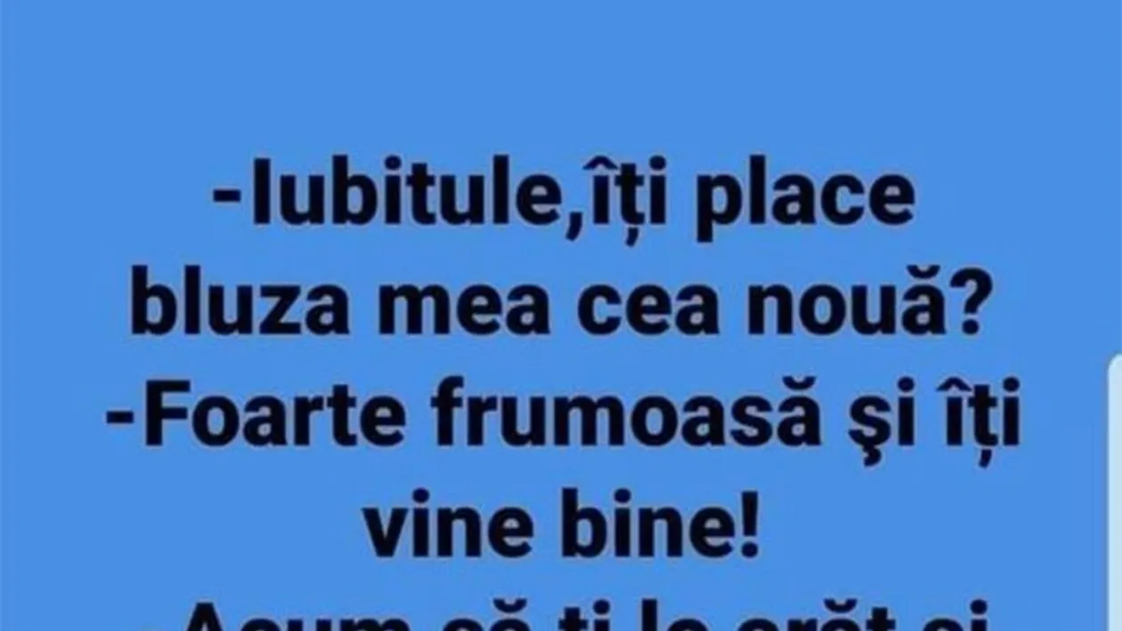 BANCUL ZILEI | Bluza cea noua