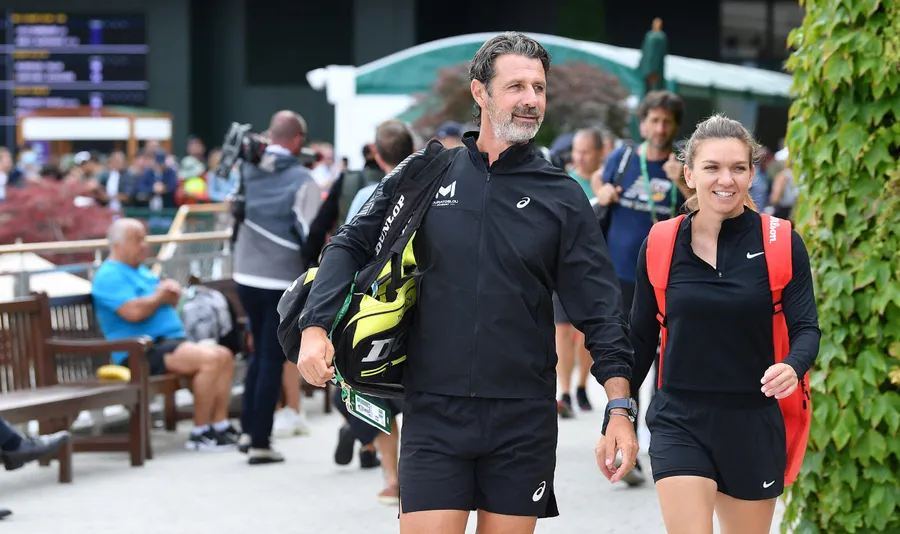 simona halep si patrick mouratoglou
