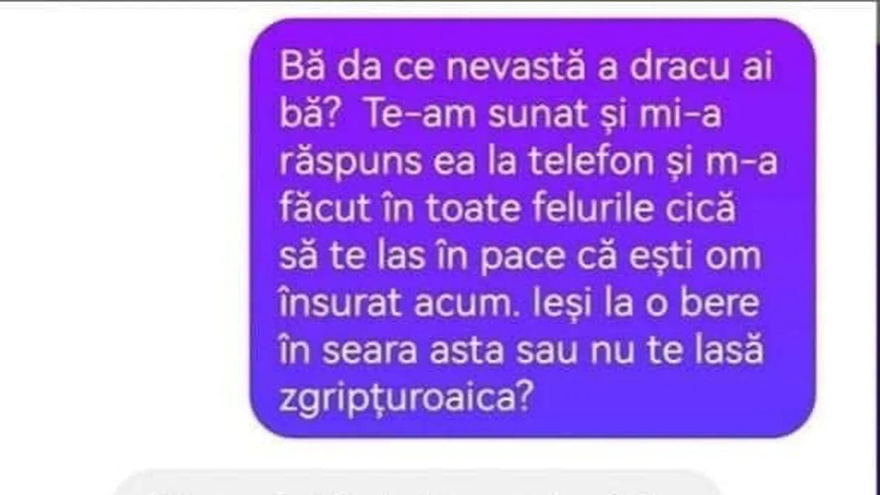 BANCUL ZILEI | Ce nevastă a dracului ai!