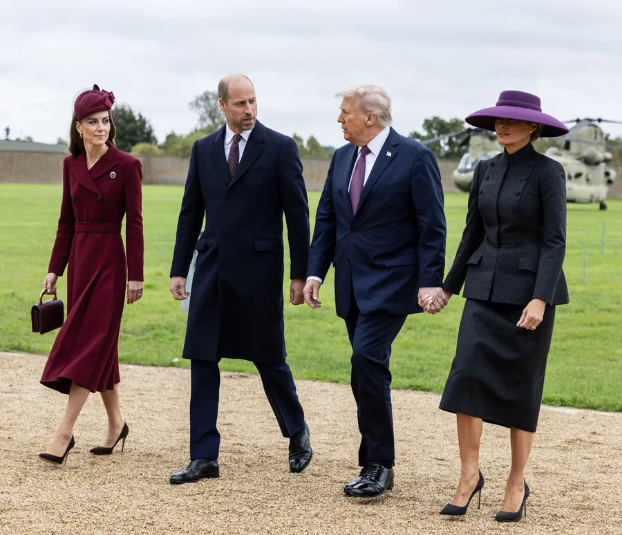 Donald Trump a complimentat-o pe Kate Middleton în timpul plimbării de la Palatul Windsor Sursa: Profimedia