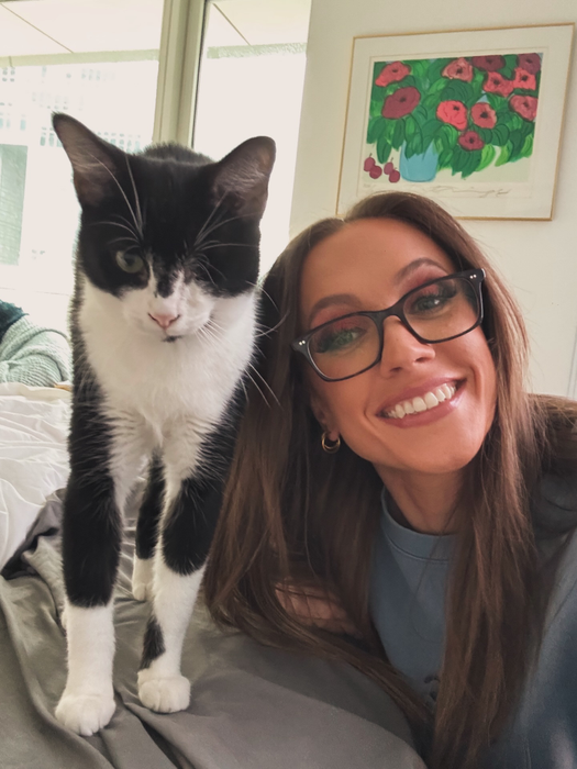 După cancer, din nou gravidă, sursa-captură social media Kat Timpf