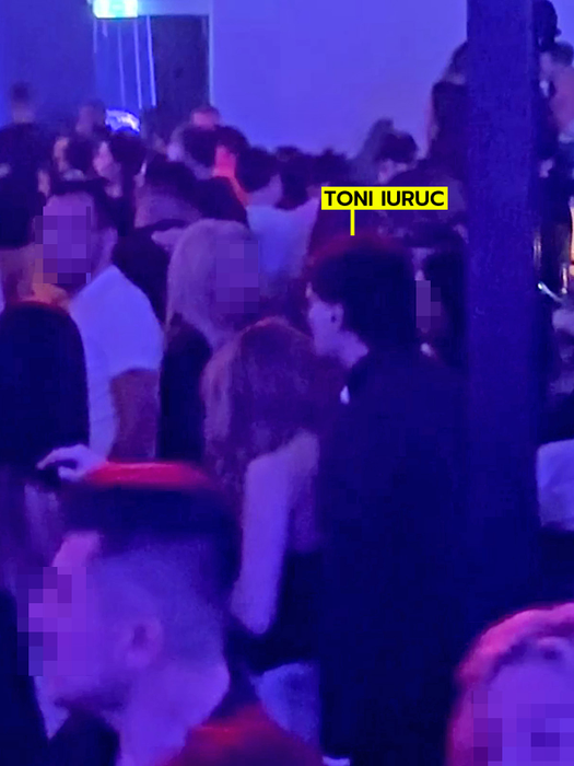 Toni Iuruc a vrăjit o blondă la LOFT