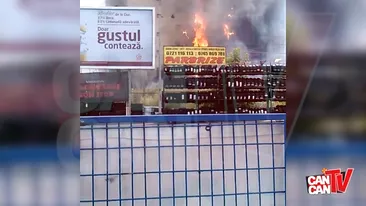 Tot Podul Grant este inchis din cauza unui incendiu violent, tramvaiul 41 blocat