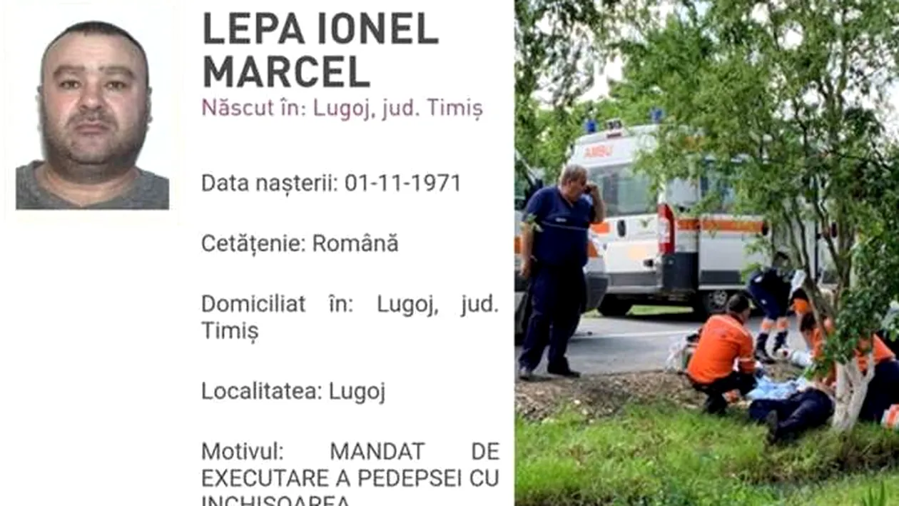 Recidivistul care l-a împușcat mortal pe polițistul din Timiș a fost prins!