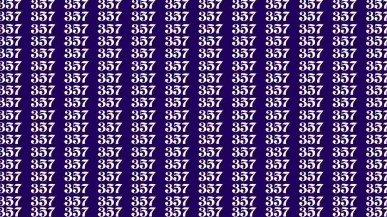 Iluzie optică | Doar cei cu ochi de vultur descoperă numărul 337 în 12 secunde