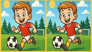 Test de perspicacitate | Identificați toate cele 3 diferențe dintre acești doi fotbaliști!